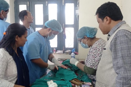 सामुदायिक कुकुरहरुको बन्ध्याकरण गर्दै नेपालगञ्ज उपमहानगरपालिका